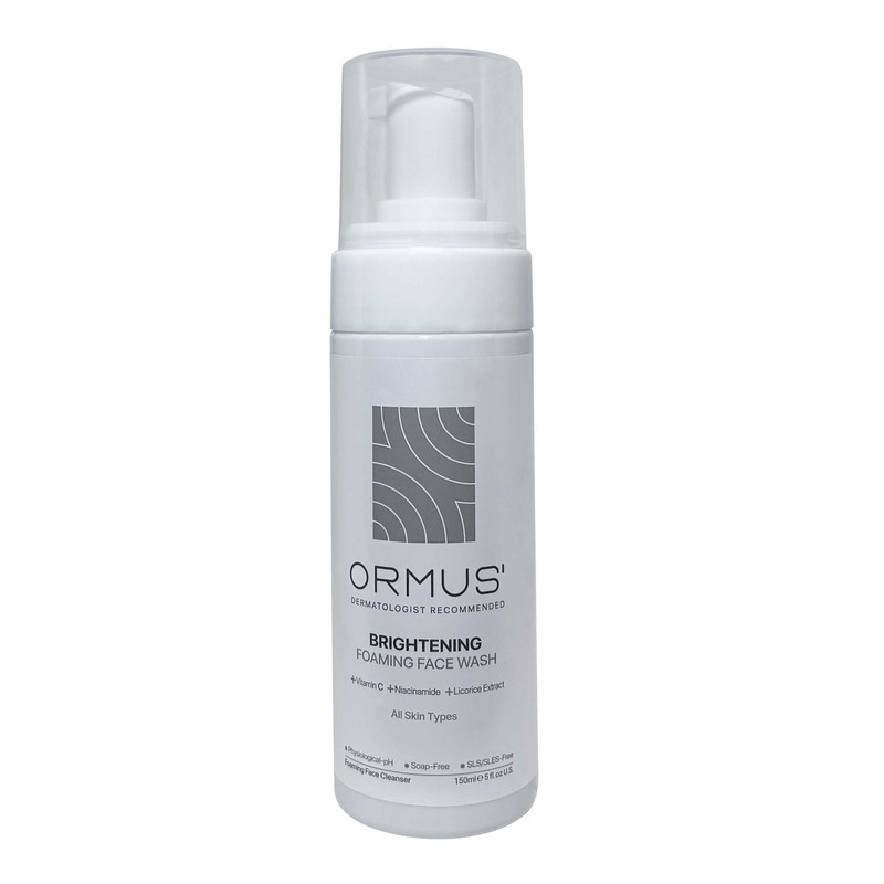 فوم شست وشوی صورت اورموس مدل Brightening مناسب برای انواع پوست حجم 150 میلی لیتر