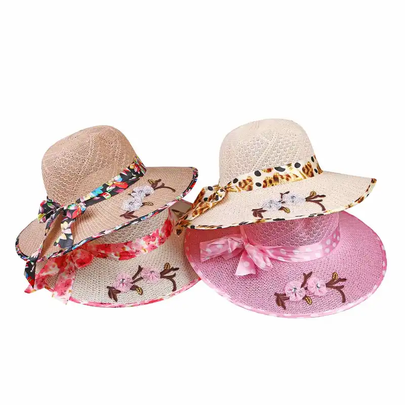 کلاه آفتابگیر طرح ساحلی مدل حصیری