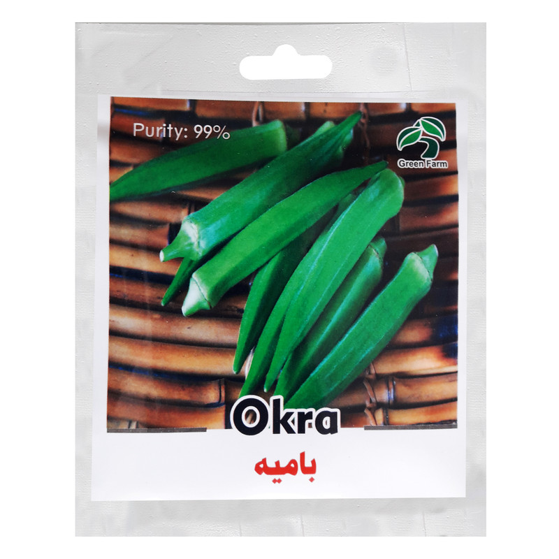بذر بامیه گرین فارم کد BZT-48 بسته 3 عددی بذر بامیه گرین فارم کد BZT-48 بسته 3 عددی