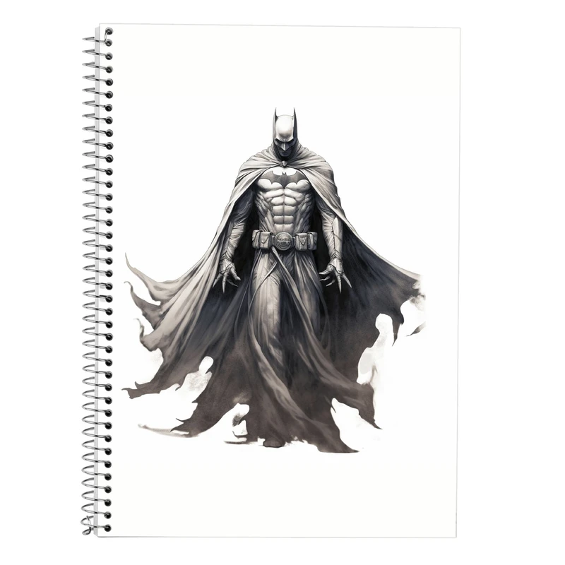 دفتر زبان 50 برگ مدوپد مدل دوخط طرح DC کد DF10027