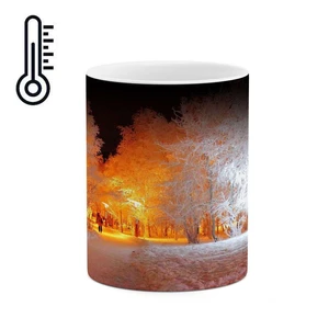 ماگ حرارتی کاکتی مدل منظره برفی کد mgh14891