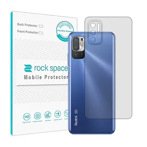 Transparent Rockspace HyGEL model phone back protector suitable for Xiaomi Redmi Note 10T 5G mobile phone