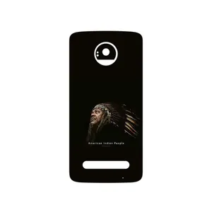 MAHOOT Portrait of an Indian Man Cover Sticker for Motorola Moto Z2 Play