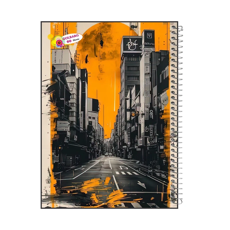 دفتر مشق 60 برگ گلبرگ مدل دانشجویی کد 3231