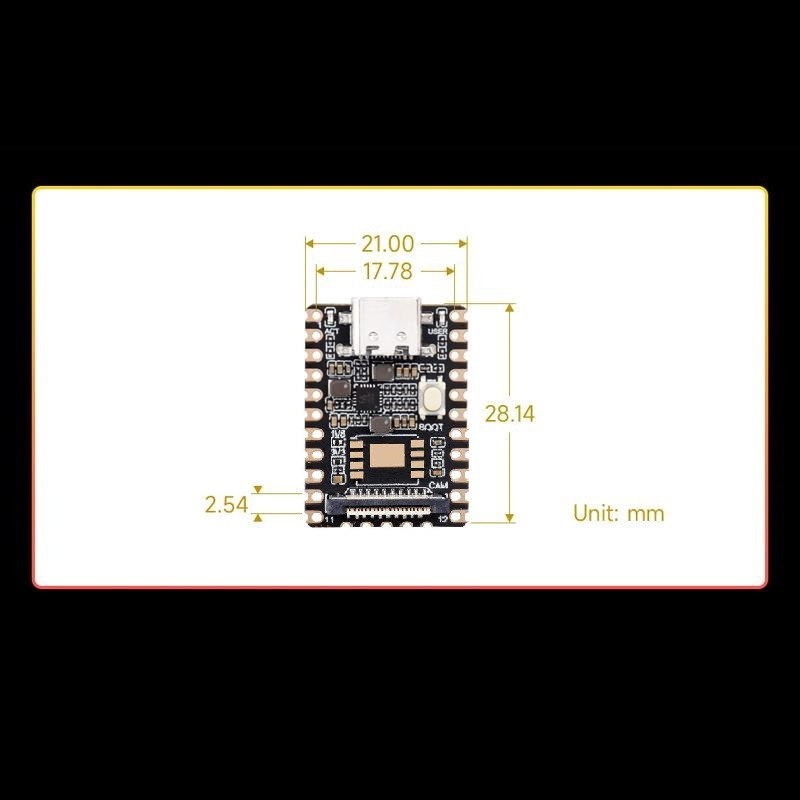 کامپیوتر کوچک مدل LuckFox Pico Mini a با پردازنده Cortex RV1103 حافظه بدون حافظه داخلی با ظرفیت بدون حافظه داخلی رم DDR2 با ظرفیت 64 مگابایت پردازنده گرافیکی Rockchip
