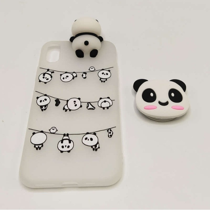 کاور مدل panda-01 مناسب برای گوشی موبایل سامسونگ galaxy A01 core به همراه پایه نگهدارنده