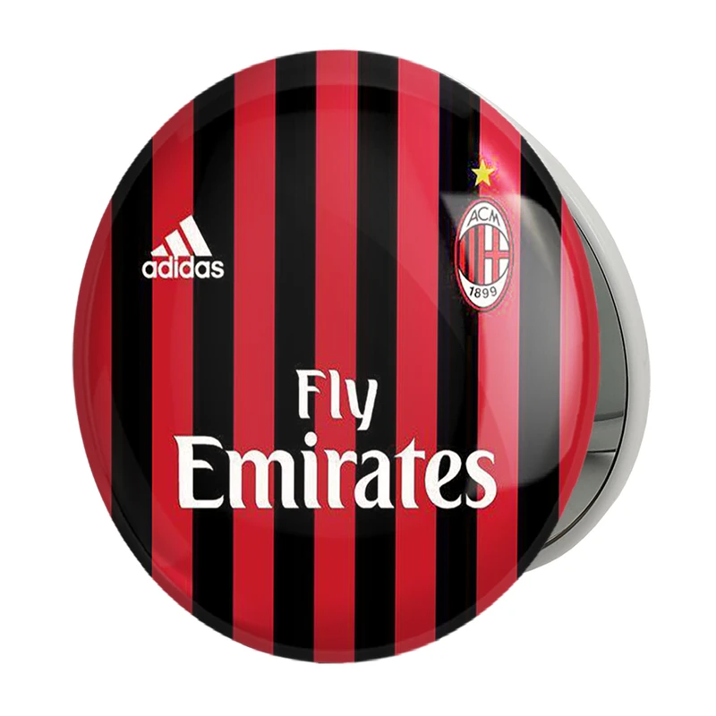 آینه جیبی خندالو طرح باشگاه آ اس رم A.S.Roma مدل تاشو کد 2147 