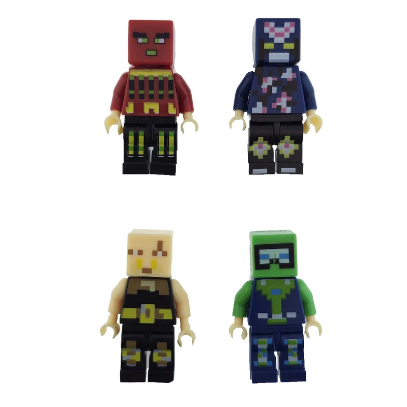 اکشن فیگور مدل اسکین ماینکرفت کد 85068 مجموعه 4 عددی