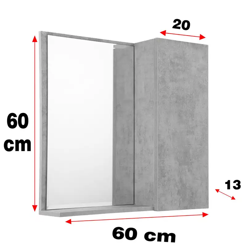 آینه و باکس سرویس بهداشتی مدل 009