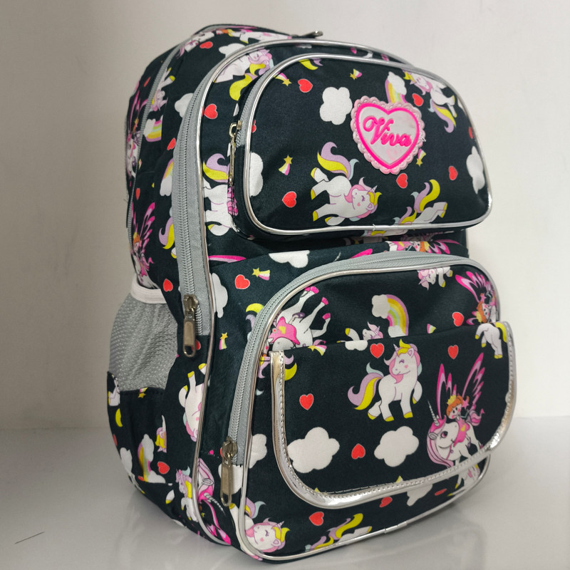 کوله پشتی مدرسه ویوا مدل اسب تک شاخ کد Asb_m_j