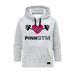 هودی زنانه مدل GYM کد J41 رنگ طوسی