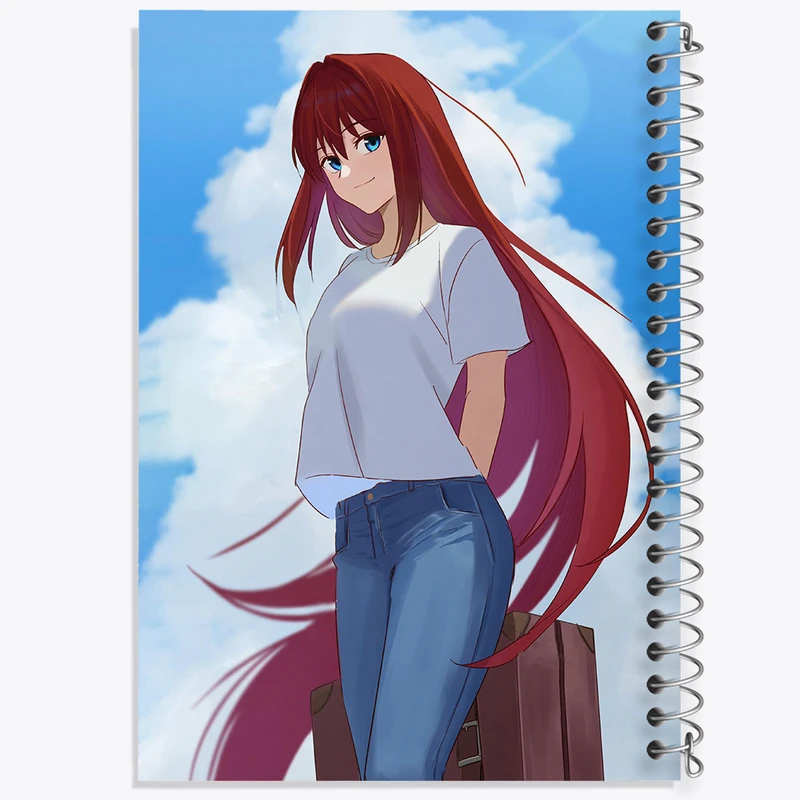 دفتر مشق 50 برگ خندالو طرح بازی تسوکی هیمه‌ (Tsukihime) کد 34526