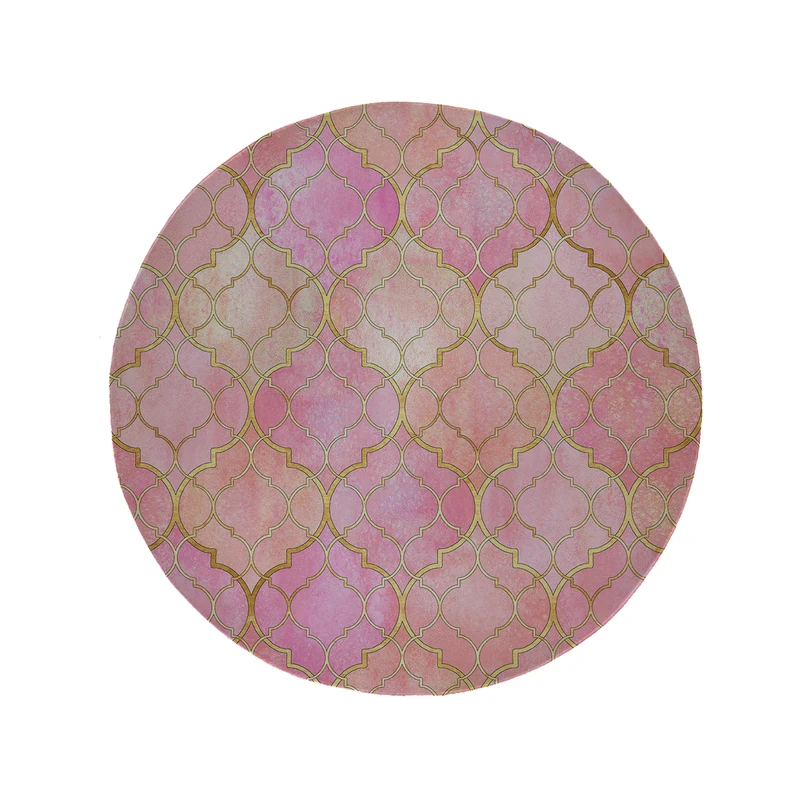 پادری طرح مدرن مدل دایره کد 8613 سایز 90 × 90 سانتی متر