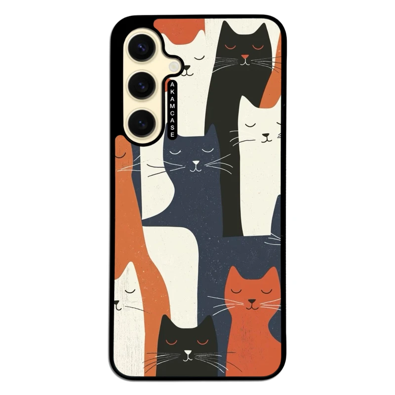 کاور آکام مدل AMC-WSGS24FE-CATS-26 مناسب برای گوشی موبایل سامسونگ Galaxy S24 FE