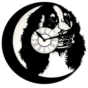 ساعت دیواری طرح سگ گلدن