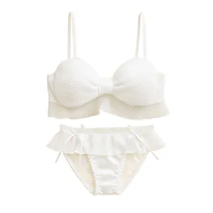 ست شورت و سوتین زنانه مدل پاپیون کد 01