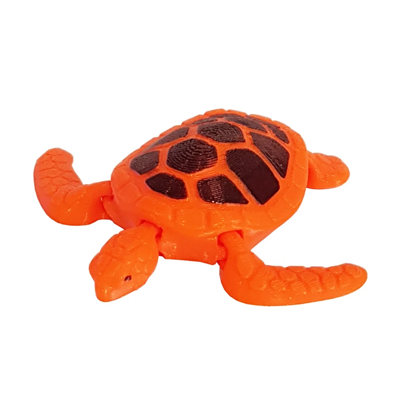 اکشن فیگور مدل لاک پشت طول 8 سانتی متر