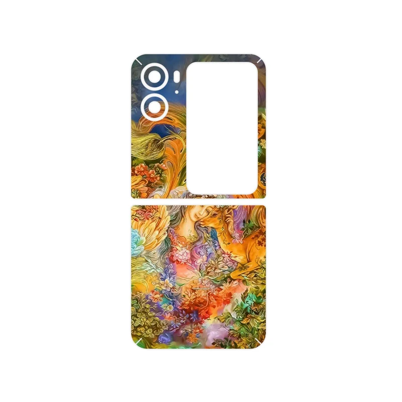 برچسب پوششی ماهوت مدل Persian miniature 3 مناسب برای گوشی موبایل اپو Find N2 Flip