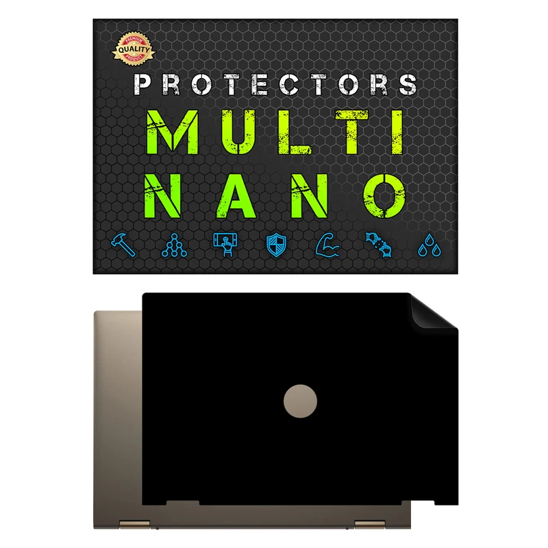 برچسب پوششی مات مولتی نانو مدل X-F1M مناسب برای پشت لپ تاپ دل Inspiron 14 7405 14 inch 2020