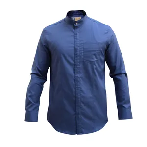 پیراهن آستین بلند مردانه پایتی جامه مدل قواره آزاد یقه دیپلمات کد 10189469