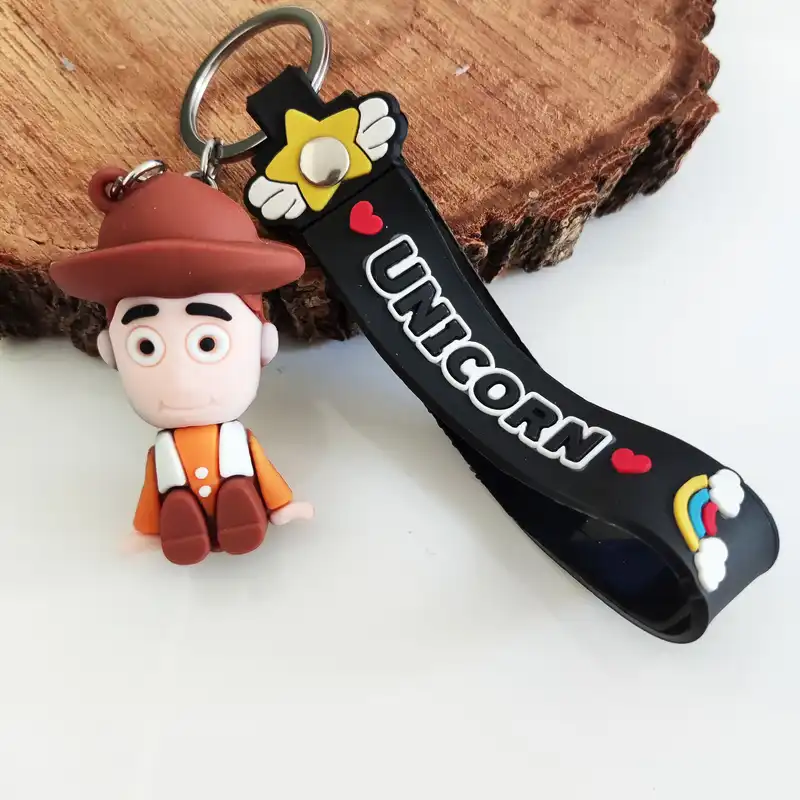 جاکلیدی مدل سیلیکونی طرح اسباب بازی و دوستان کد DB20 مجموعه 6 عددی