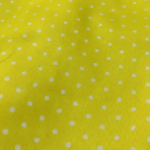 پارچه ملحفه عرض 2 متر مدل خالدار رنگ زرد