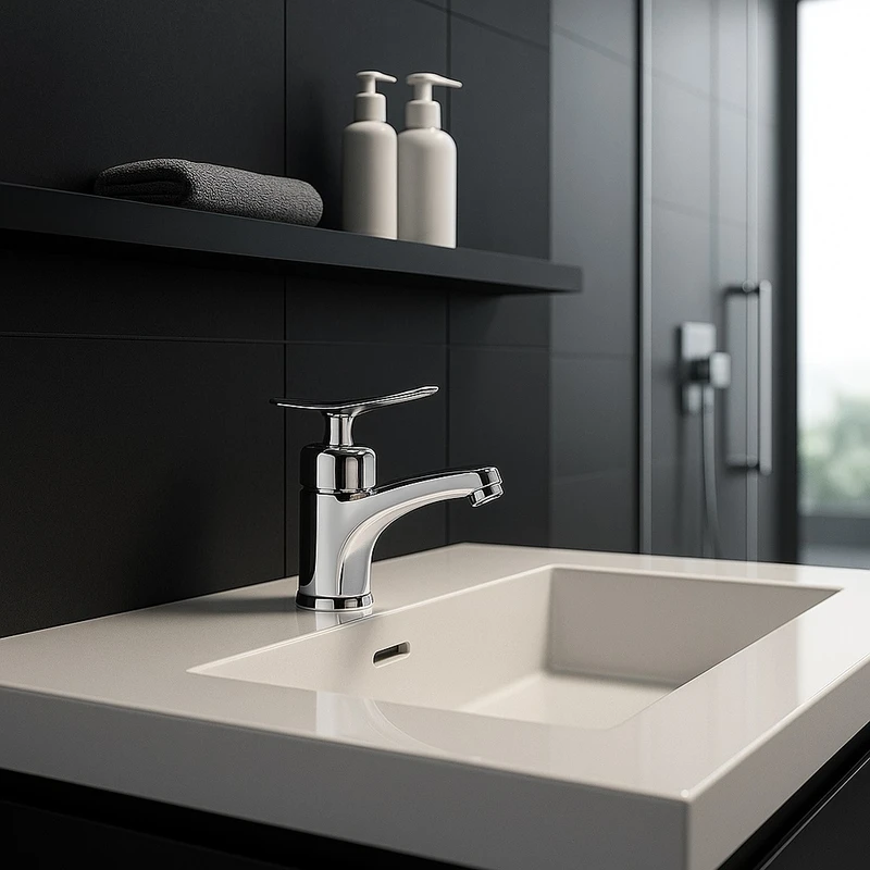 عکس شماره 2 : شیر روشویی مارگاریت مدل لیدا