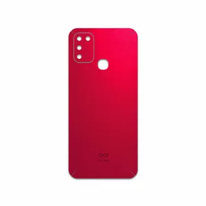 MAHOOT Matte-Warm-Red Cover Sticker for Infinix Hot 10 Play
