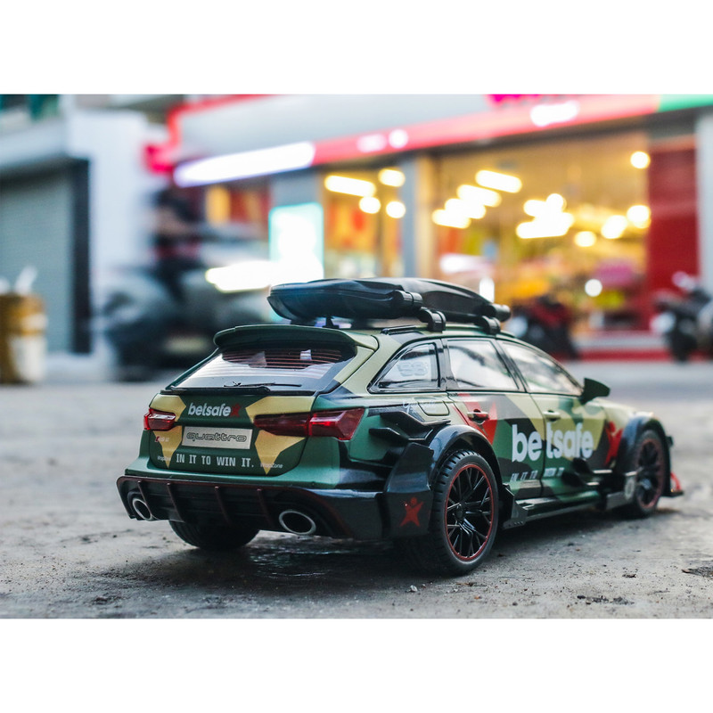 ماشین بازی مدل فلزی عقبکش آئودی AUDI RS6