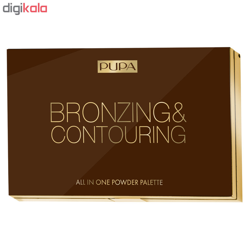 پالت کانتورینگ پوپا سری All In One Powder Palette شماره 001