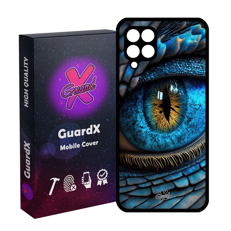کاور گارد ایکس طرح چشم مدل Glass10620 مناسب برای گوشی موبایل سامسونگ Galaxy A12/M12/F12