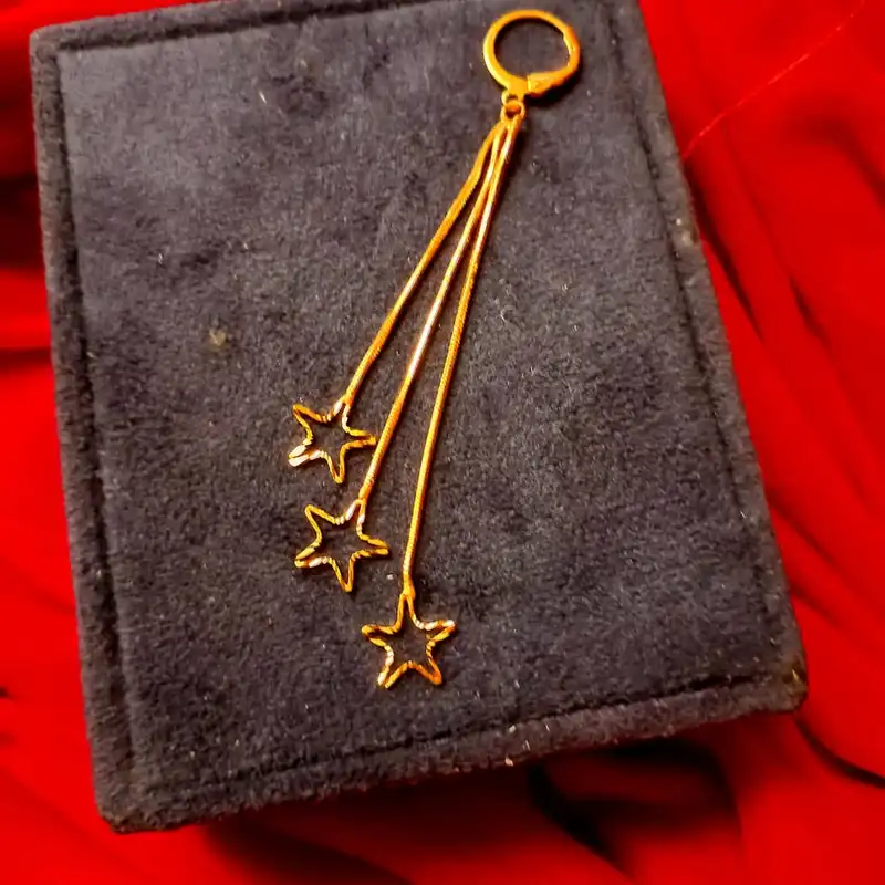 گوشواره زنانه مدل ستاره کد P2100