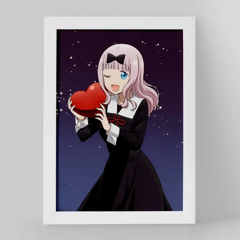 تابلو خندالو مدل چیکا فوجیوارا انیمه کاگویا ساما کد 15977