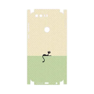 MAHOOT Minimal Internet Cat Icon-FullSkin Cover Sticker for Honor 8