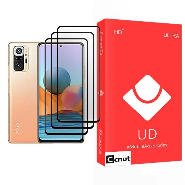 محافظ صفحه نمایش کوکونات مدل UD Ultra MIX003 مناسب برای گوشی موبایل شیائومی Redmi Note 10 Pro Max بسته سه عددی