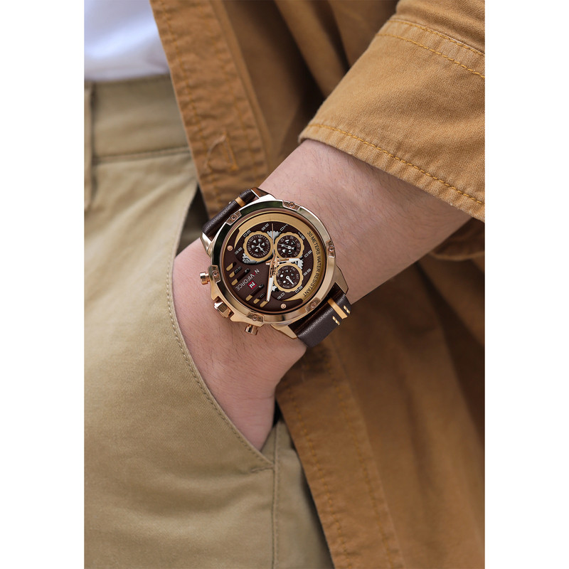 ساعت مچی عقربه ای مردانه نیوی فورس مدل NF9110M/RGCEBN ساعت مچی عقربه ای مردانه نیوی فورس مدل NF9110M/RGCEBN