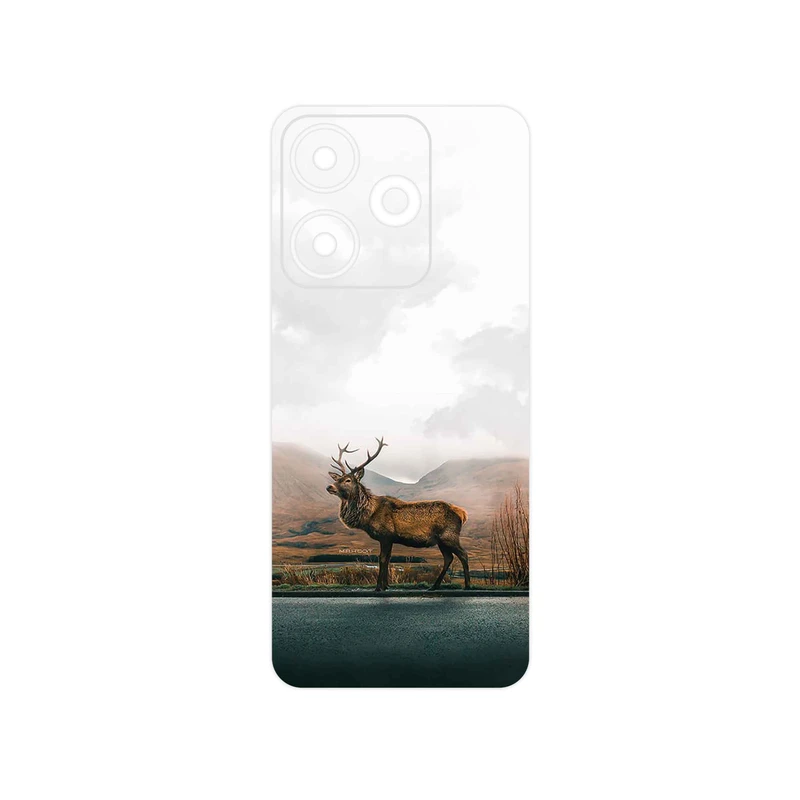 برچسب پوششی ماهوت مدل Horned_Deer مناسب برای گوشی موبایل شیائومی Redmi 13x