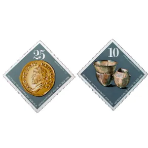 تمبر یادگاری مدل یادبود کد aa-474 مجموعه 2 عددی