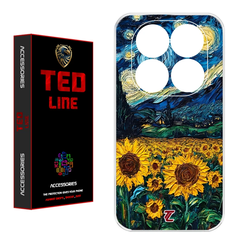 کاور تدلاین طرح شب پر ستاره کد 1149 مناسب برای گوشی موبایل شیائومی Redmi Note 14 Pro Plus 5G