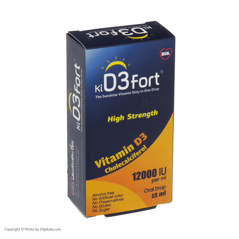 قطره ویتامین د 3 بی اس کی - 15 میل لیتر