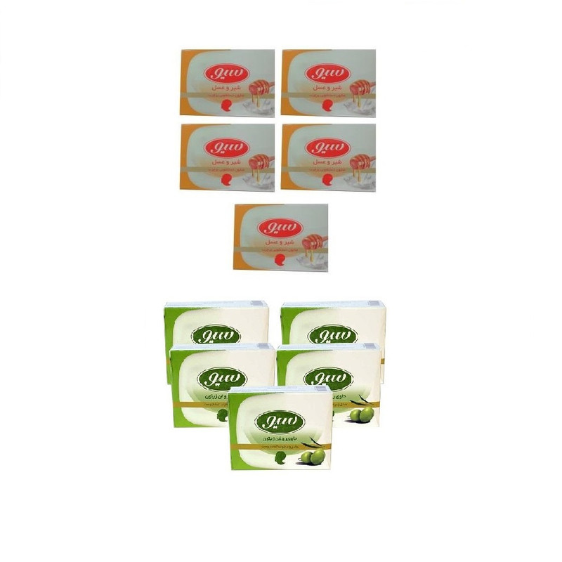 صابون شستشو سیو مدل Olive + Milk وزن 125 گرم بسته 10 عددی صابون شستشو سیو مدل Olive + Milk وزن 125 گرم بسته 10 عددی