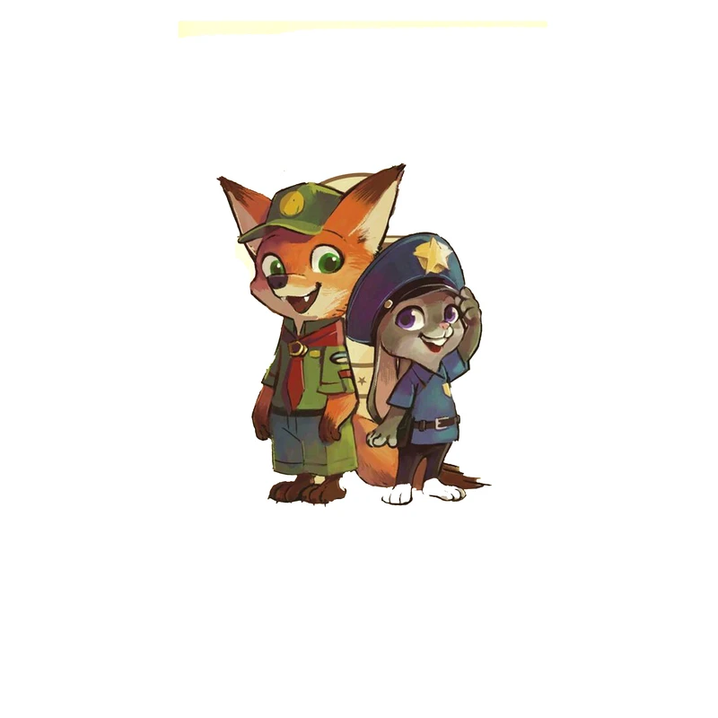 استیکر لپ تاپ و موبایل مدل انیمیشن طرح زوتوپیا Zootopia کد 2943