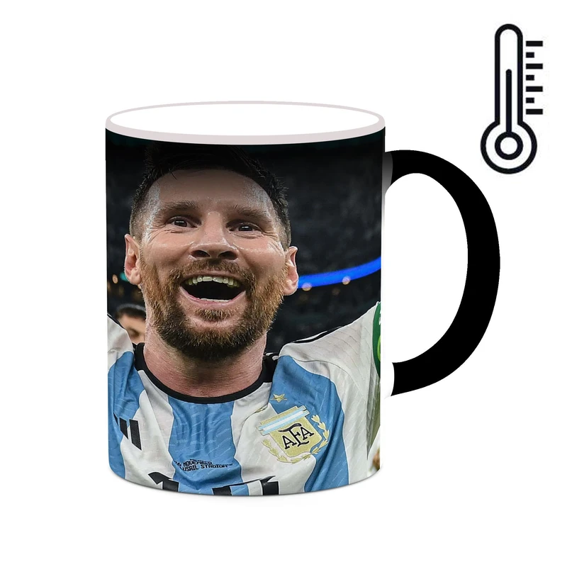 ماگ حرارتی کاکتی طرح Leo Messi لئو مسی مدل mgh42468