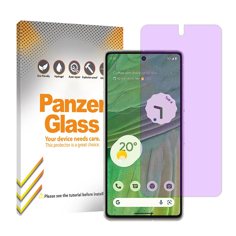 محافظ صفحه نمایش ضد اشعه بنفش پنزر گلس مدل Resistant مناسب برای گوشی موبایل گوگل Pixel 7