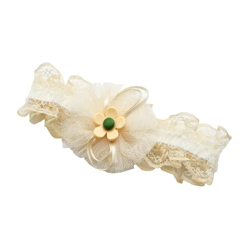 هدبند نوزادی مدل گل 5 پر كد PRC231-SH