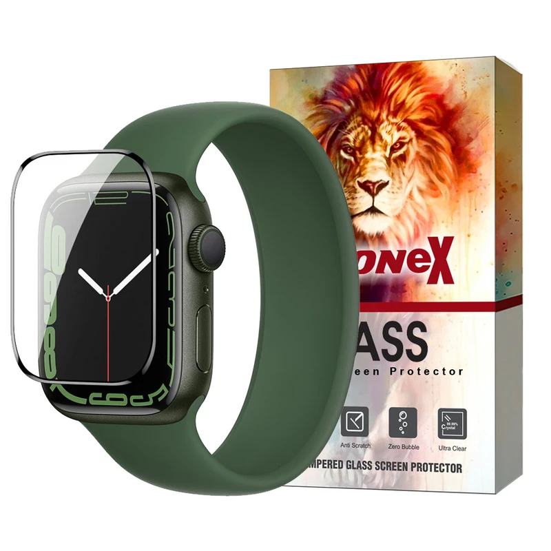 محافظ صفحه نمایش لایونکس مدل PMMAWL مناسب برای اپل واچ سری 4 / 5 / 6 44 میلی متر