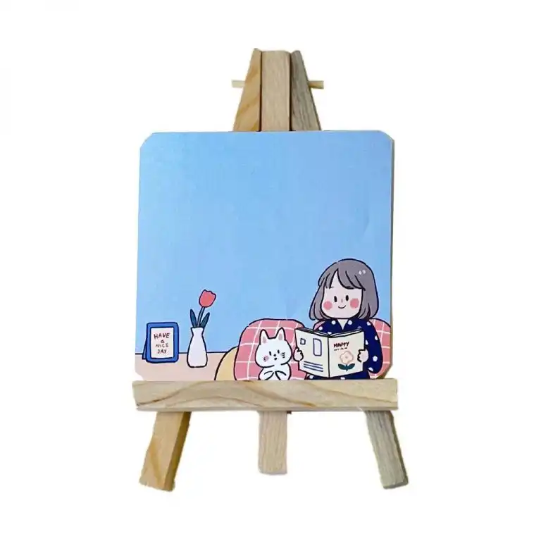 کاغذ یادداشت مدل بوم طرح دختر کد 1205 بسته 110 عددی