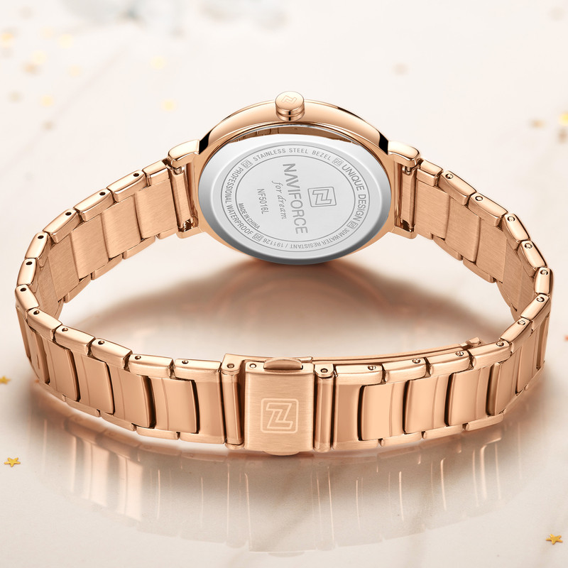 ساعت مچی عقربه ای زنانه نیوی فورس مدل 5016 کد 01