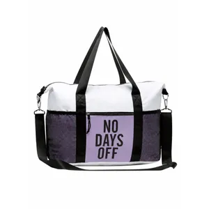 ساک سفری مکس ۲۴ لیتری مدل ضد آب slogan print duffle travel bag