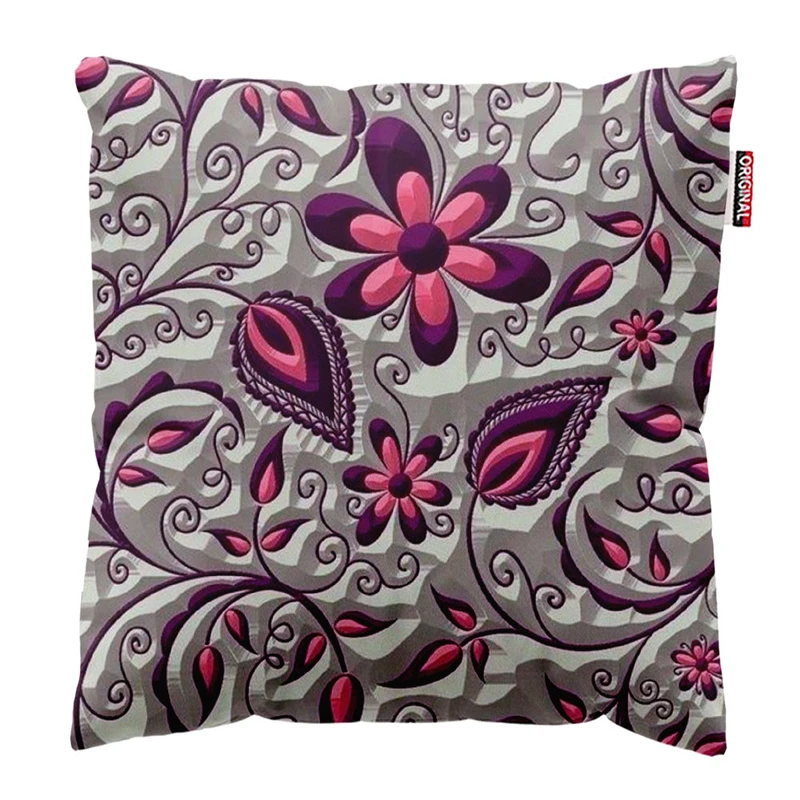 کوسن پاد آفرین طرح گل کد 2415 سایز 30*30 سانتی متر